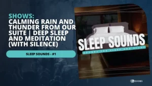 Thumbnail for 'SLEEP SOUNDS #1 – Calming Rain And Thunder From Our Suite | Deep Sleep And Meditation (With Silence)